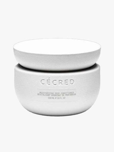 Cécred Moisturizing Deep Conditioner stone jar on light gray background