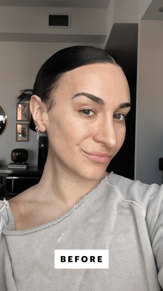 Image may contain Mina Orfanou Body Part Face Head Neck Person Adult Photography Portrait Accessories and Earring